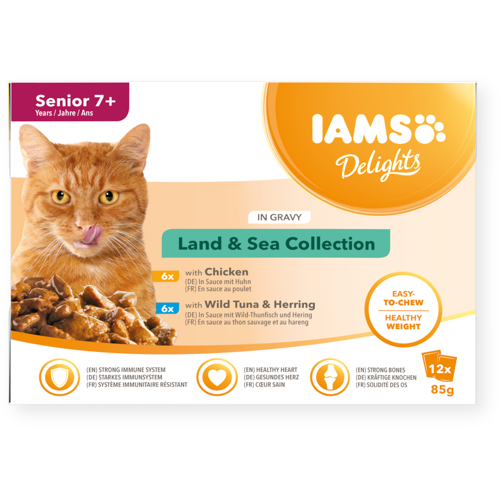 Iams delights on sale