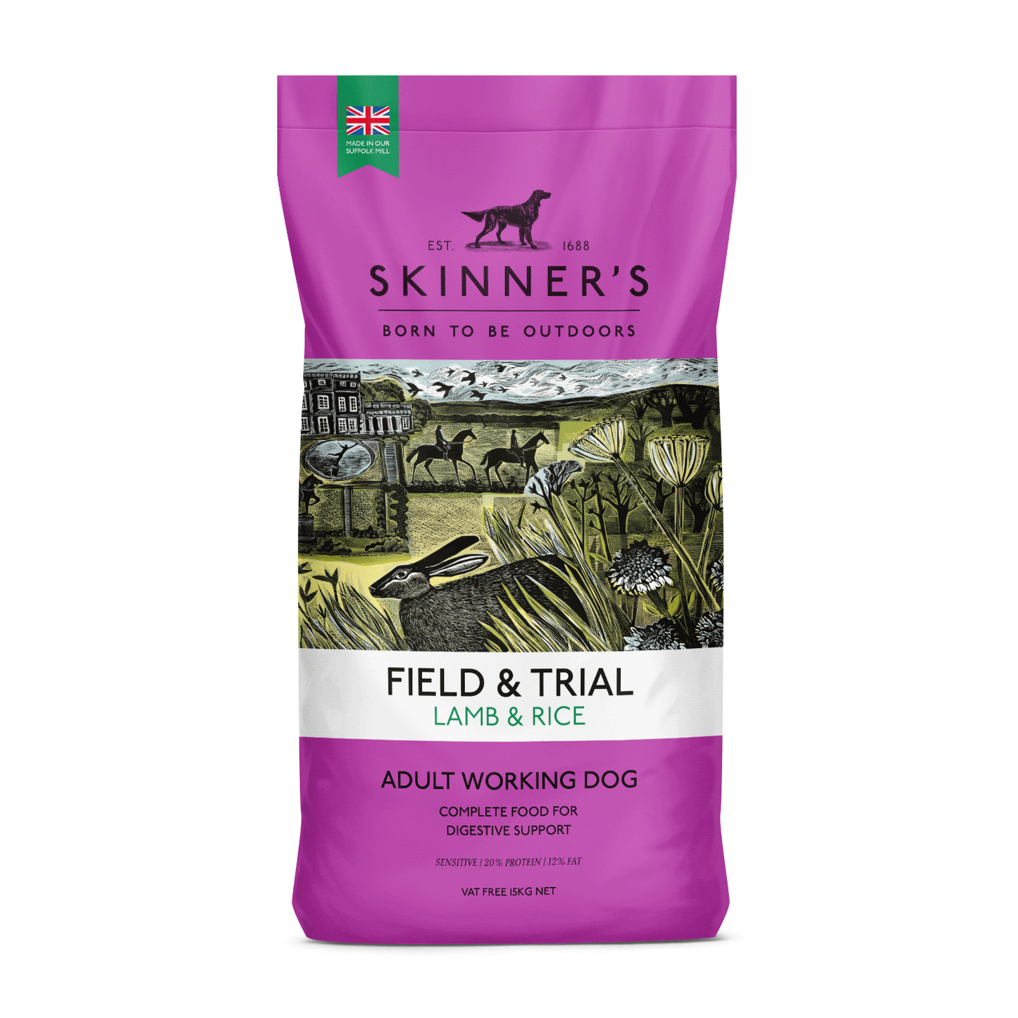 Skinners Field & Trial Adult Lamb & Rice 15kg