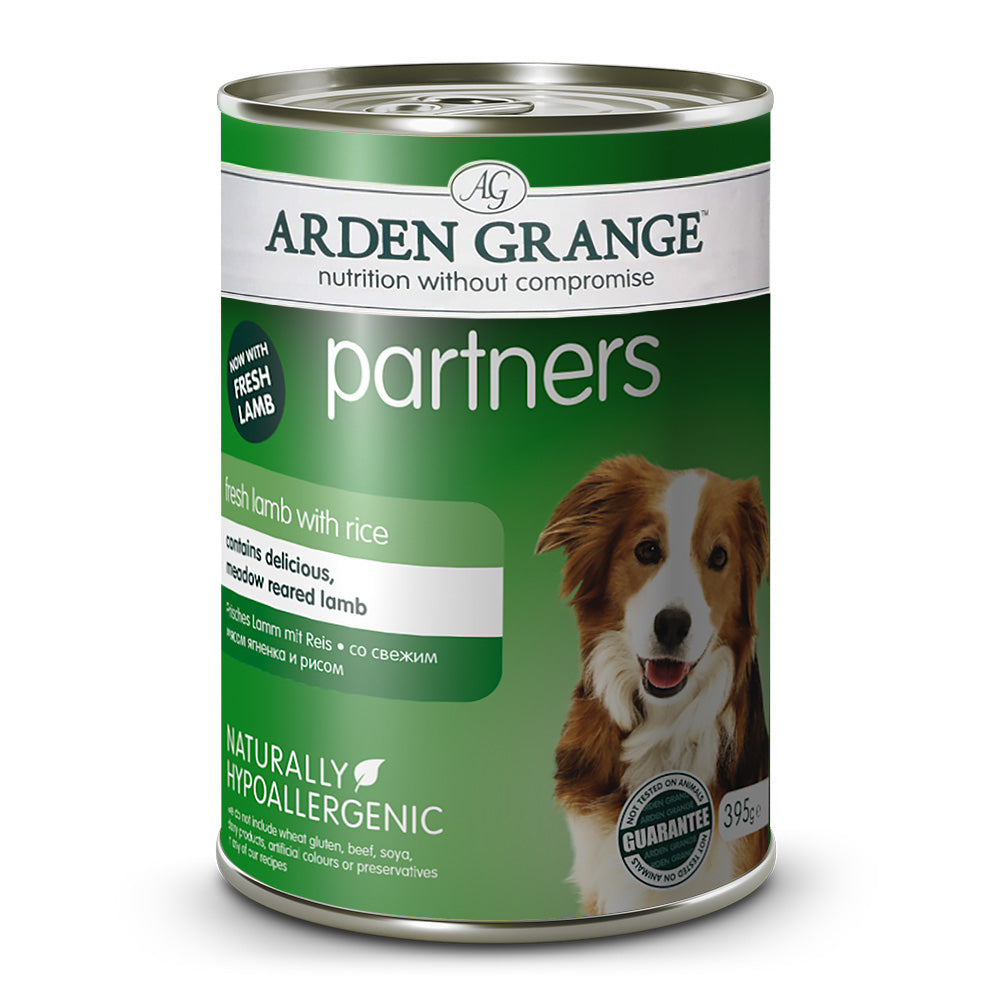 Arden Grange Dog Partners Lamb & Rice 395g 1x Can