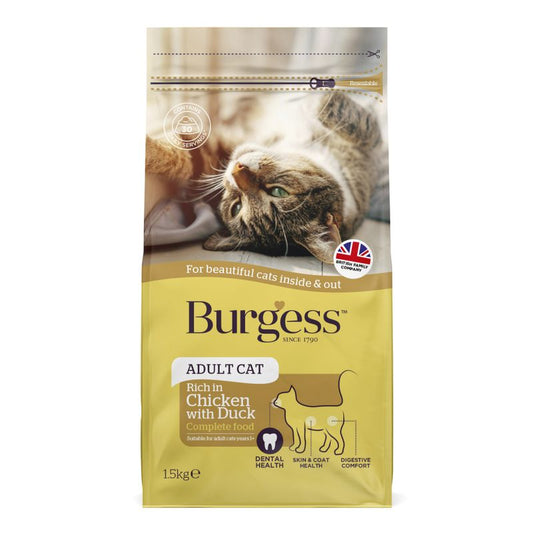 Burgess Adult Cat Chicken & Duck 10kg