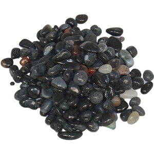 Hugo Agate Stones Black 400G