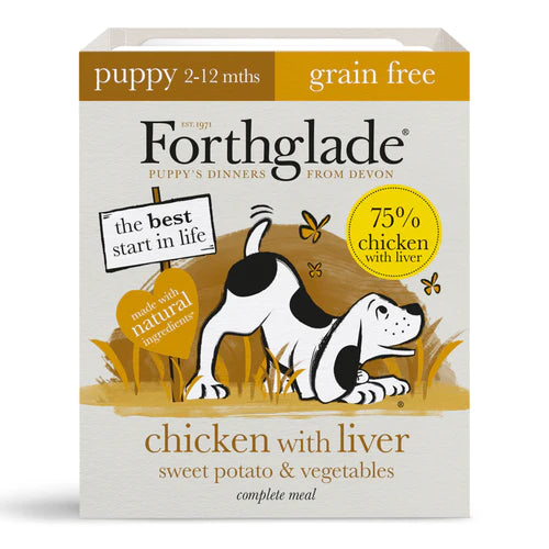 Forthglade Complete Puppy Chicken with Liver Grain Free 395g