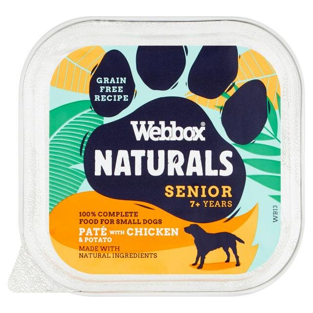 Webbox Naturals Dog Senior Chicken & Potato Pate 150g