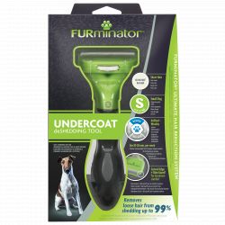 FURminator Undercoat deShedding Tool for Small Short Hair Dog, small