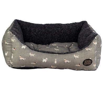 Snug & Cosy Townsend Grey Dog Bed