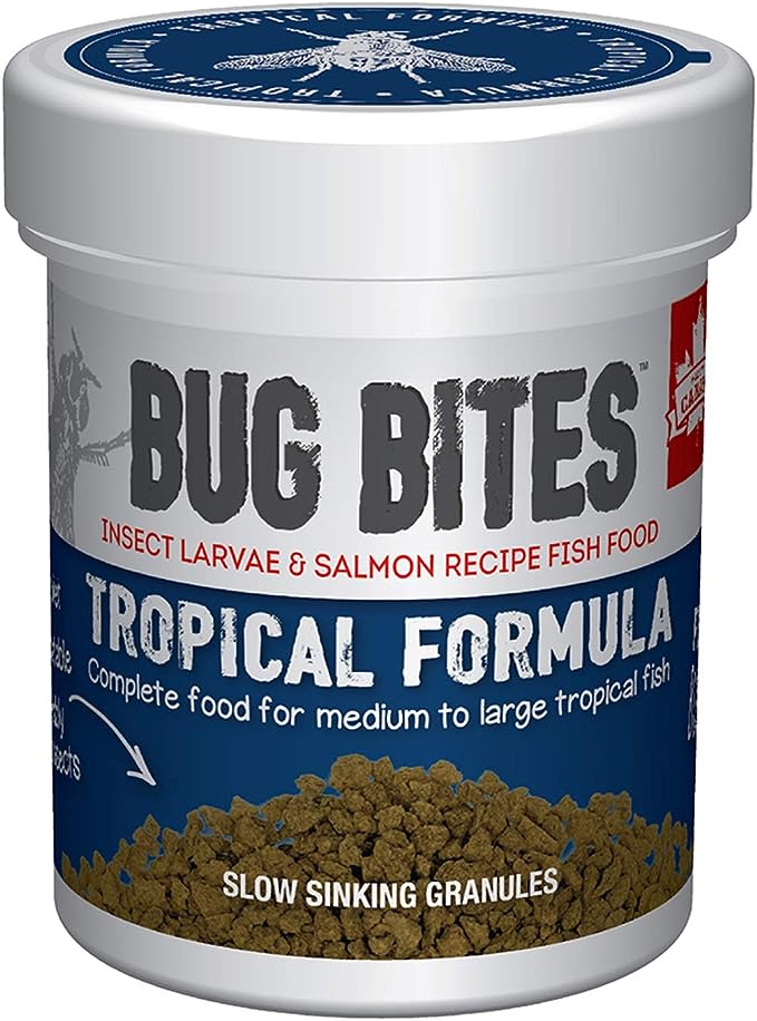 Fluval Bug Bites Tropical Granules 45g - For Medium Fish