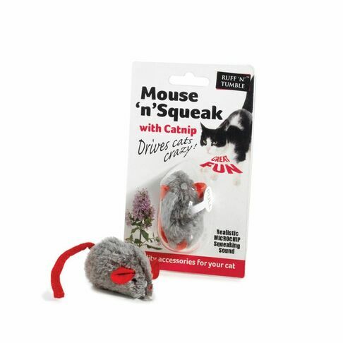 Sharples Squeaky Mouse with Catnip