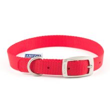 Ancol Viva Buckle Dog Collar Red 28-36cm Size 3 S