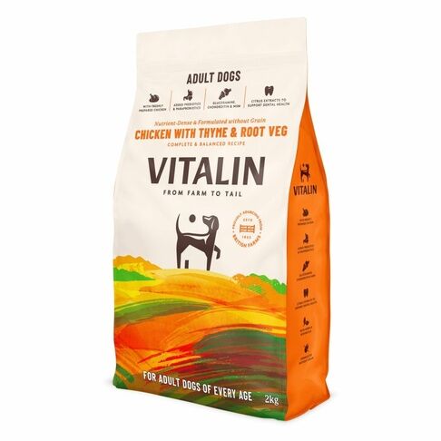 Vitalin Adult Dog Chicken with Thyme & Root Veg 2kg