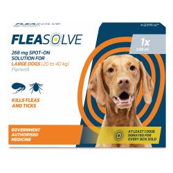 Fleasolve Spot On Flea Treatment - Large Dog