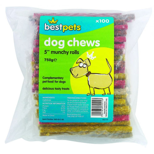 Bestpets Rolls Assorted 5"  100 Pieces