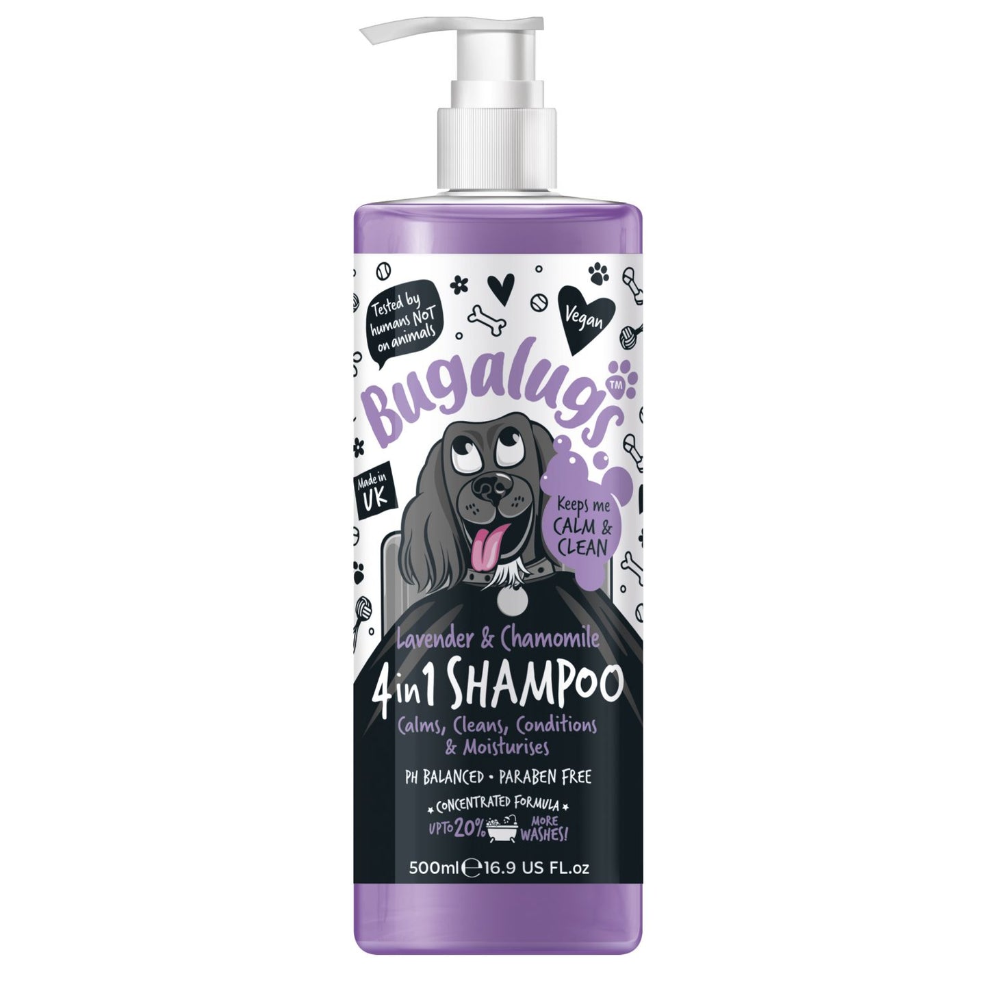 Bugalugs 4 in 1 Dog Shampoo 250ml