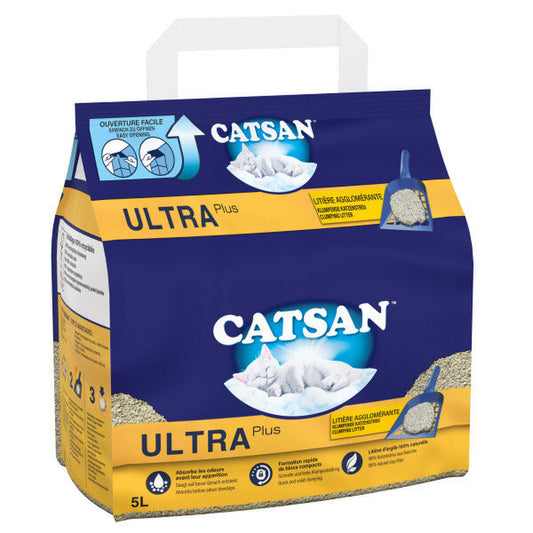 CATSAN Ultra Clumping Odour Control Cat Litter 5 Litre