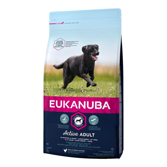 EUKANUBA Active Adult Large Breed rich in fresh chicken 12kg