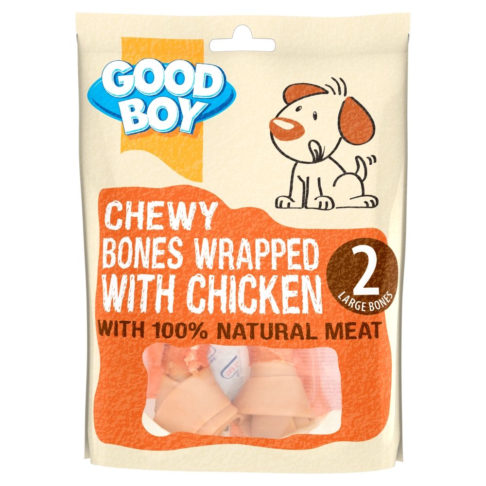 Good Boy Bones Wrapped with Chicken Large 2 Pack