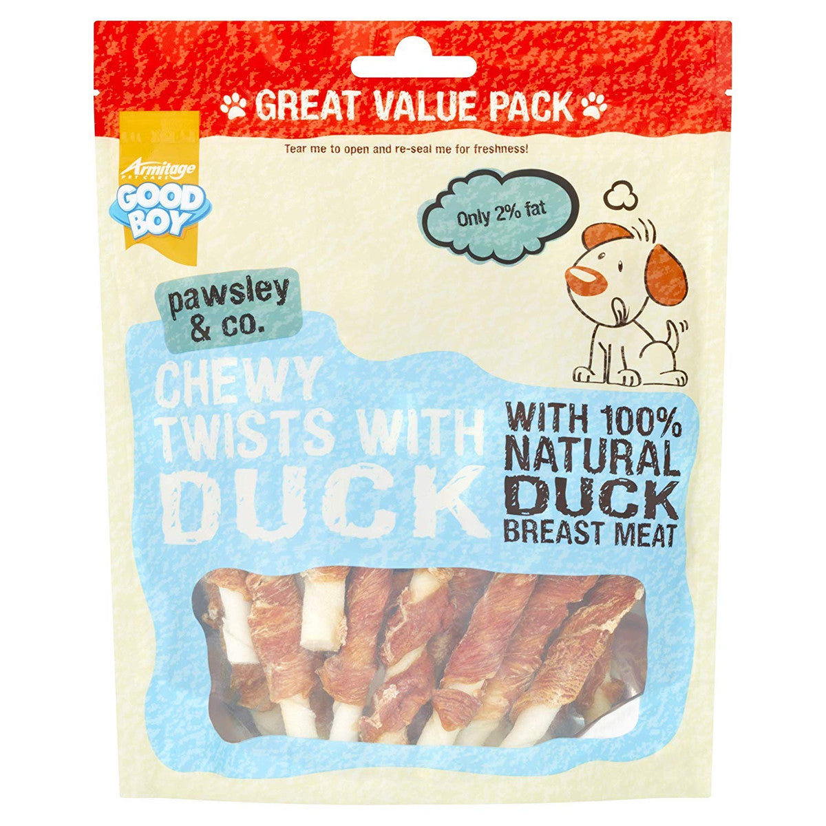 Good Boy Chewy Duck Twist Value Pack 320g