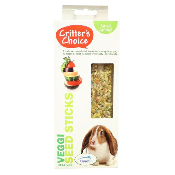 Critters Choice Seed Sticks VEGETABLE 100g