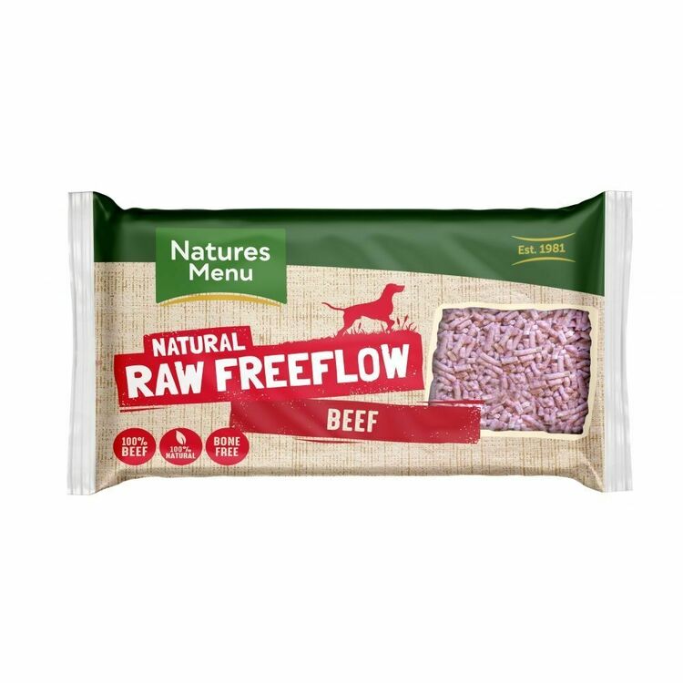 Natures Menu Raw Freeflow Beef Mince 2kg - Frozen