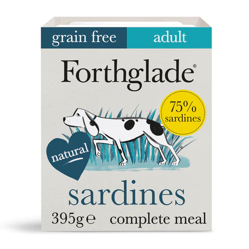 Forthglade Complete Grain Free Adult Sardines, Sweet Potato & Vegetables 395g