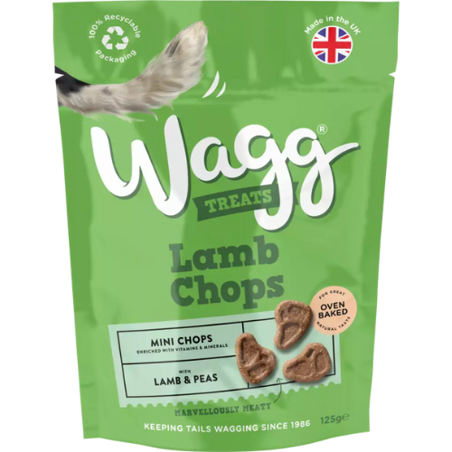 Wagg Lamb Chop Treats 125g