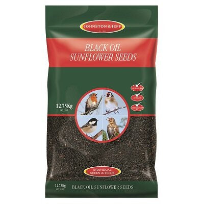 Johnston & Jeff Black Oil Sunflower Seeds 12.75kg