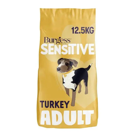 Burgess Sensitive Adult Dog Turkey 12.5kg