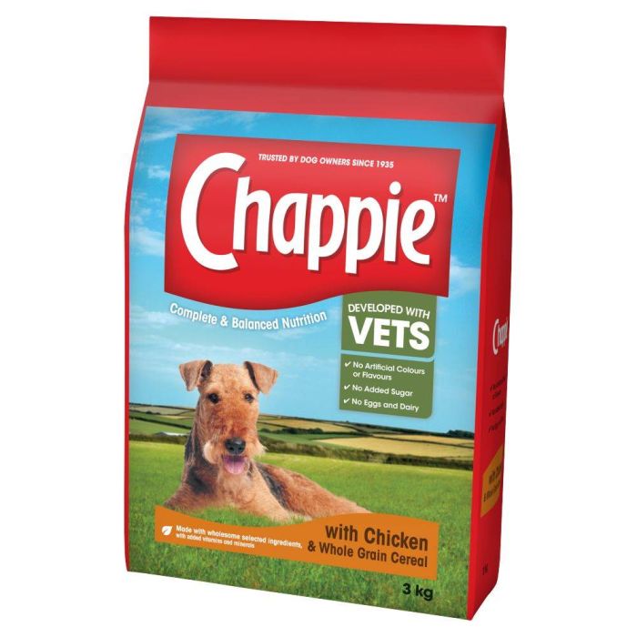 Chappie Dog Complete Dry with Chicken and Wholegrain Cereal 3kg