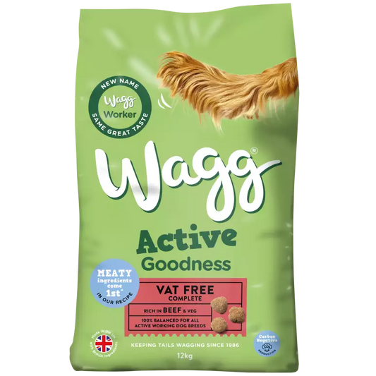 Wagg Active Goodness Beef & Veg 12kg