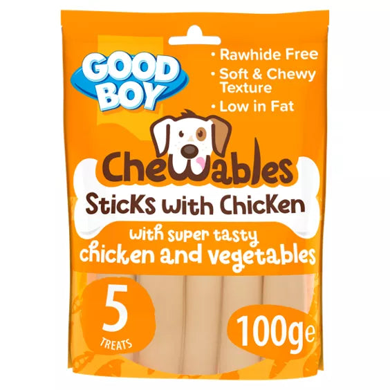 Good Boy Chewables Chicken Sticks, 5pk