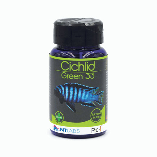 NT Labs Pro-f Cichlid Green 33 Sinking Granule 40g