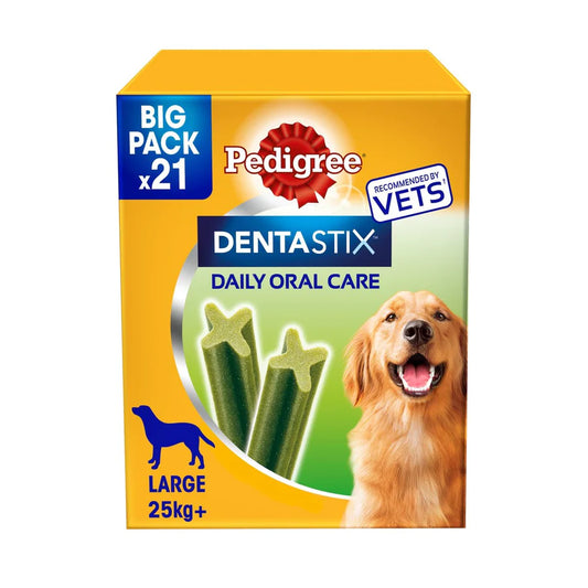 Pedigree Dentastix Fresh Daily Large Dog Dental Treats 21 Sticks