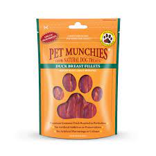 Pet Munchies Duck Breast Fillets 80g