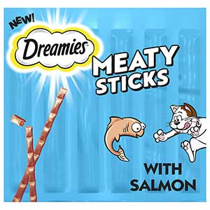 Dreamies Meaty Sticks x6 Salmon Fish