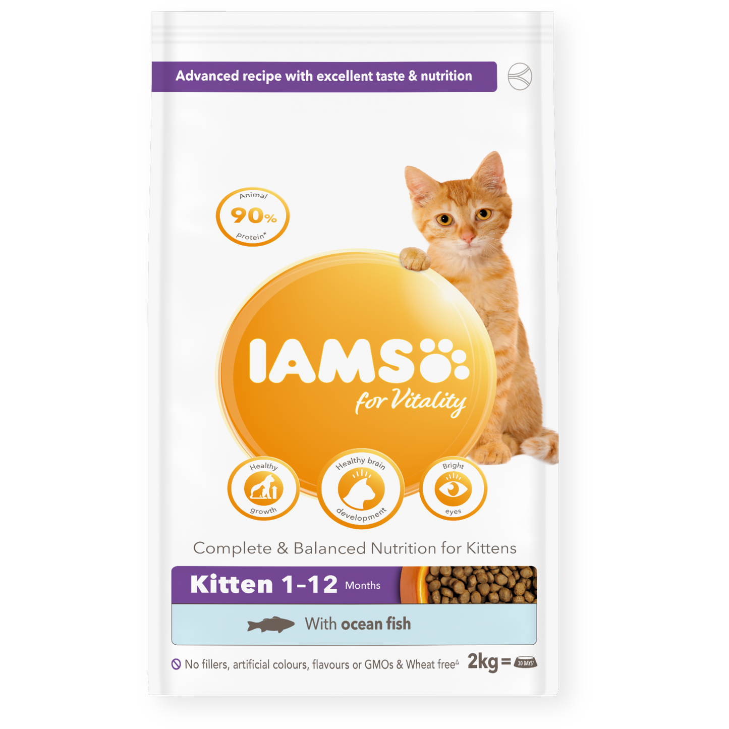 IAMS for Vitality Kitten Fish 2kg