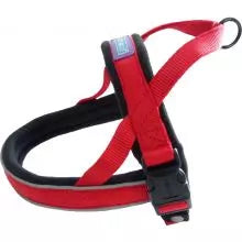 Hemm & Boo Padded Harness Red, 3/4x14-18" Small