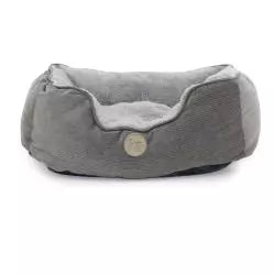 Ancol Sleepy Paws Grey Square Bed 68x53cm