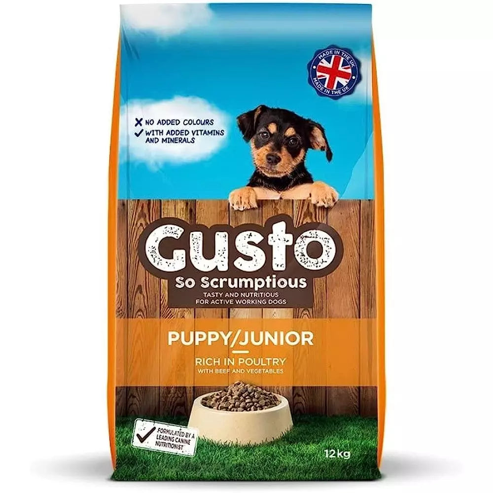 Gusto Complete Puppy / Junior 12Kg Poultry