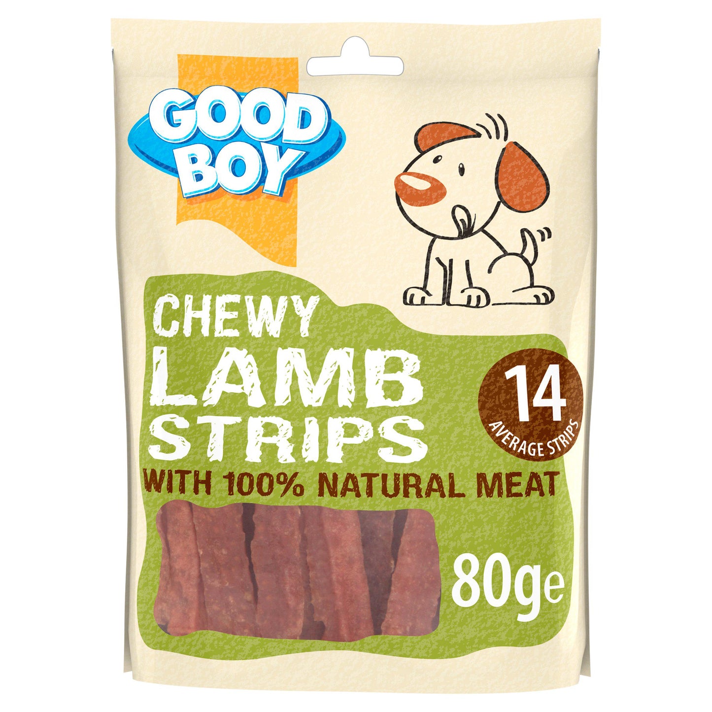 Good Boy Chewy Lamb Strips 80g