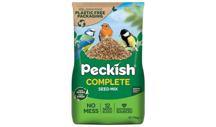 Peckish Complete Seed And Nut No Mess Wild Bird Seed Mix 12.75kg