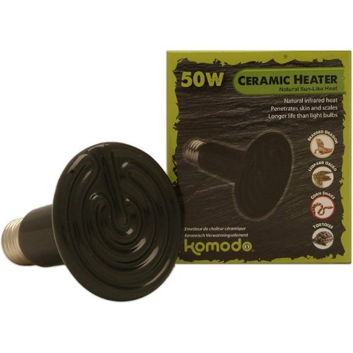 Komodo 50W Ceramic Heater Black