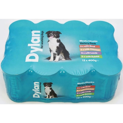 Dylan For Working Dogs Variety 12 Pack 400g