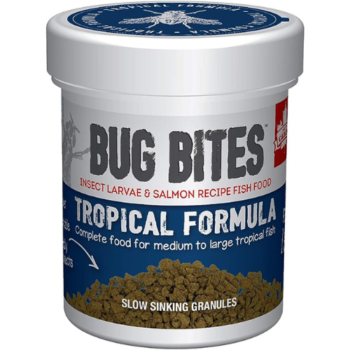 Fluval Bug Bites Tropical Granules 45g - For Medium Fish