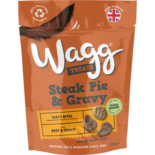 Wagg Steak Pie & Gravy Treats 125g