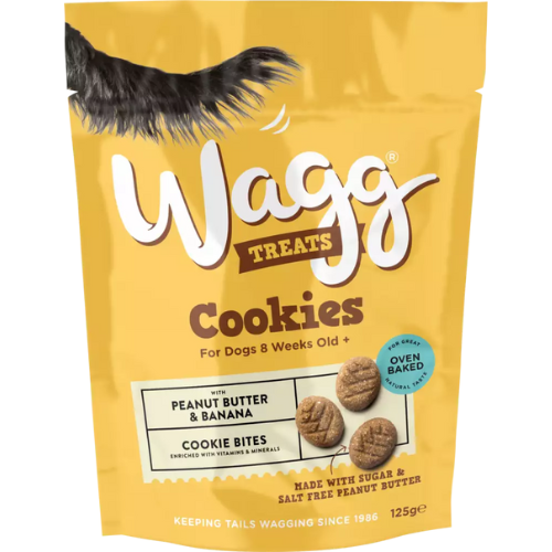 Wagg Cookie Peanut & Banana 125g