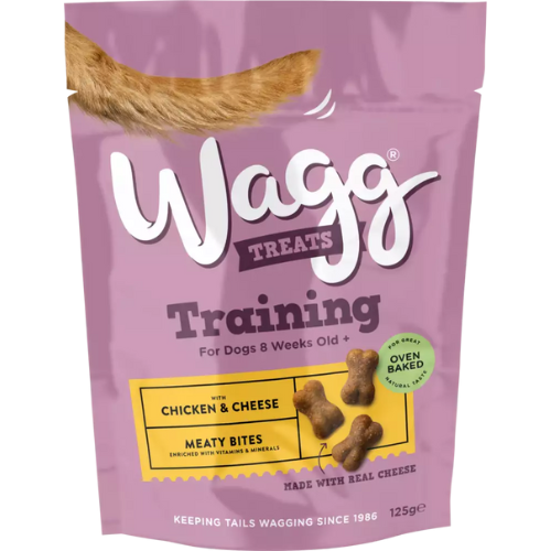 Wagg Train Treats Chicken & Cheese 125g