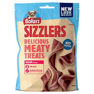 Bakers Dog Treats Bacon Sizzlers 90g