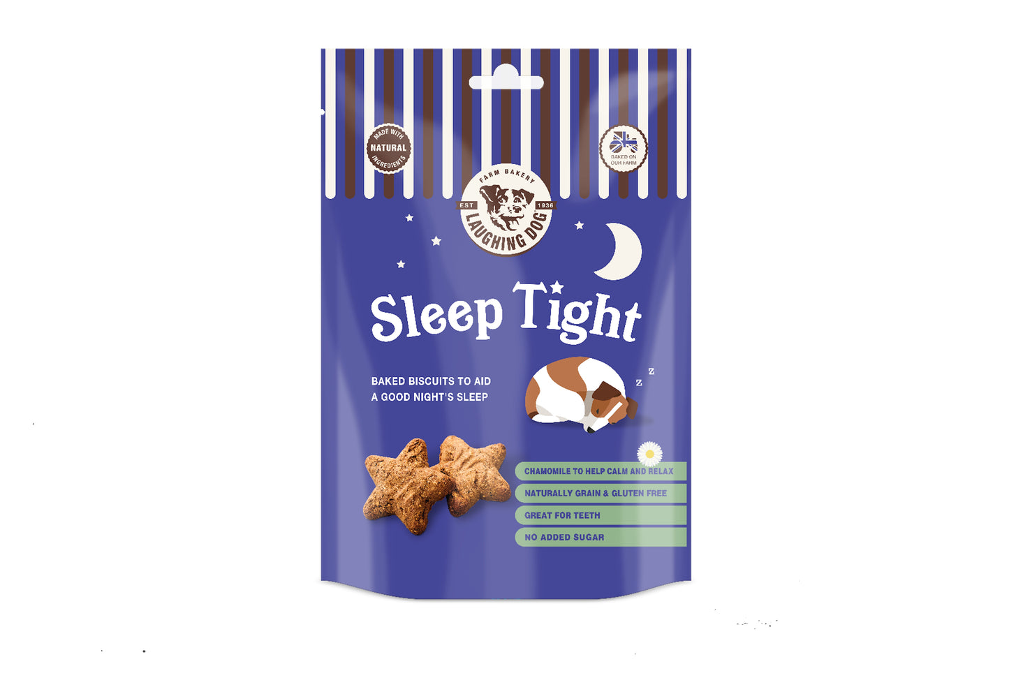 Laughing Dog Sleep Tight Grain Free Treats 125g