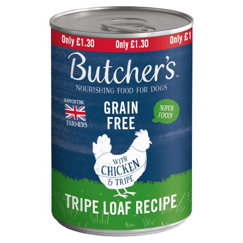 Butchers Chicken & Tripe 400g Only £1.30