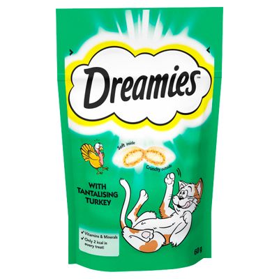 Dreamies Cat Treats with Tantalising Turkey 60g