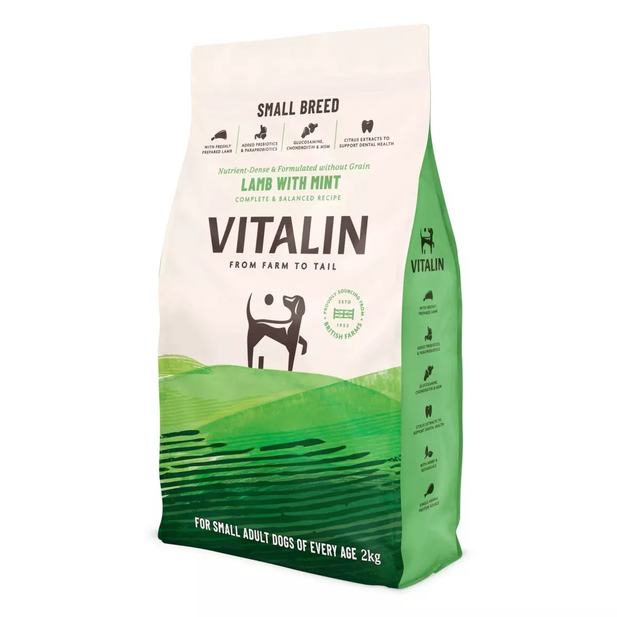 Vitalin Adult Dog Lamb with Mint 2kg